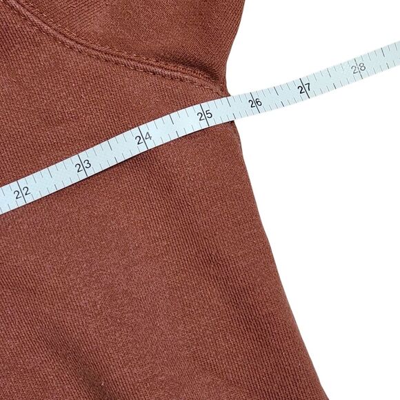 Carhartt Loose Fit Rain Defender "C" Logo Sweatshirt Hoodie Henna Orange Men's L - Picture 10 of 11